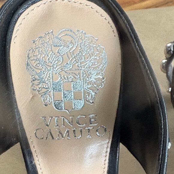 Vince Camuto Black Studded Heels - Picture 5 of 6